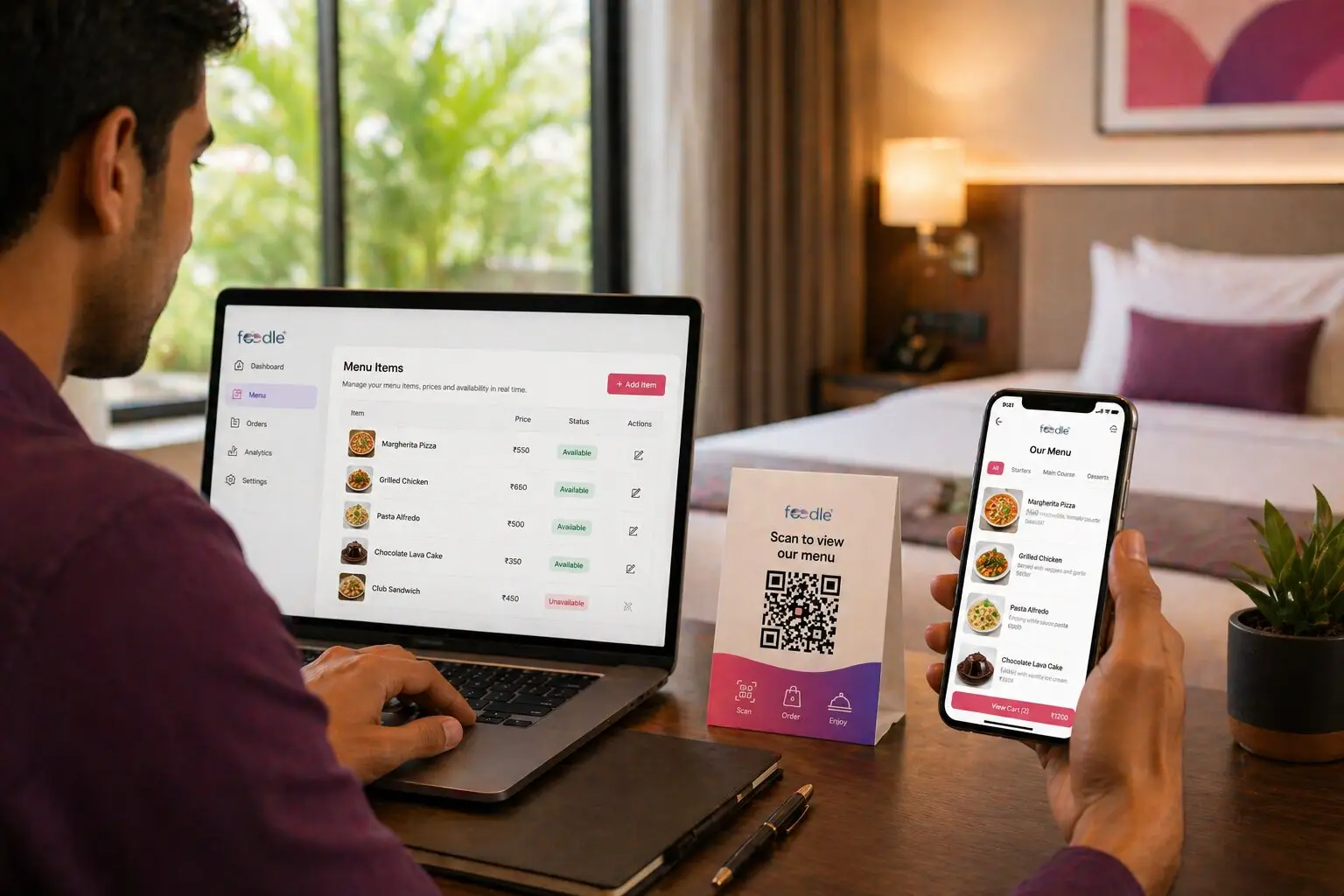 Live Digital Menu